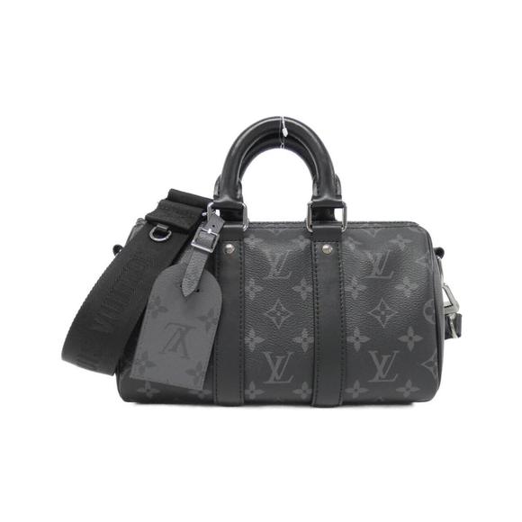 Louis Vuitton Monogram Eclipse Reverse Keepall Bandouliere 25cm M46271 Boston... - Picture 1 of 6